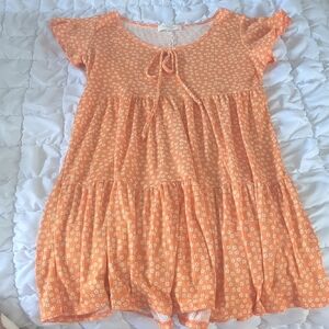 Jessica Simpson Peach Floral Top